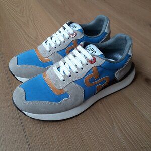 New Women's Size 7.5 (240) OPP Women's Blue Casual Lace-Up Suede Fashion Sneaker